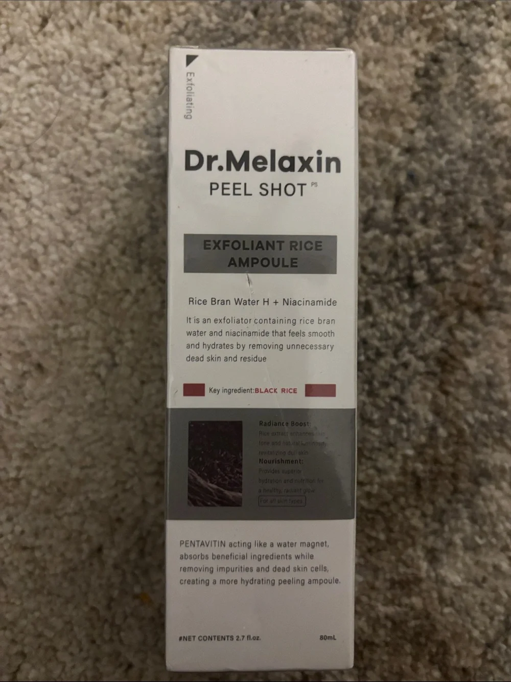 Dr. Melaxin Peel Shot Exfoliant Rice Ampoule -642